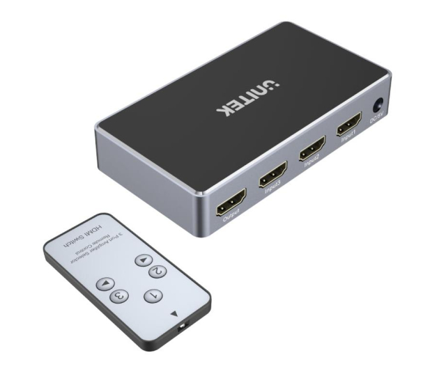 UNITEK Rozdzielacz sygnału HDMI 3 IN - 1 OUT; V1111A - 725565 - zdjęcie 2